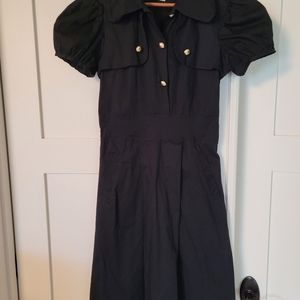 Women's Small Shabby Apple Dress black